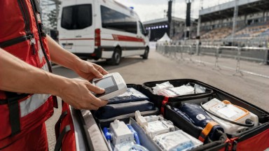 Дежурство скорой на мероприятиях в Романовской