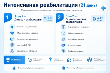 Реабилитация за 21 день в Романовской
